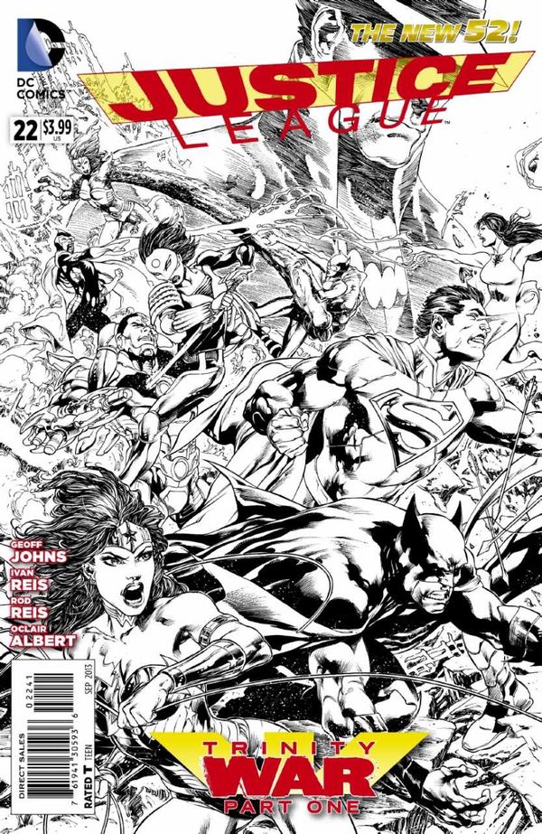 Justice League #22 (Sketch Variant)