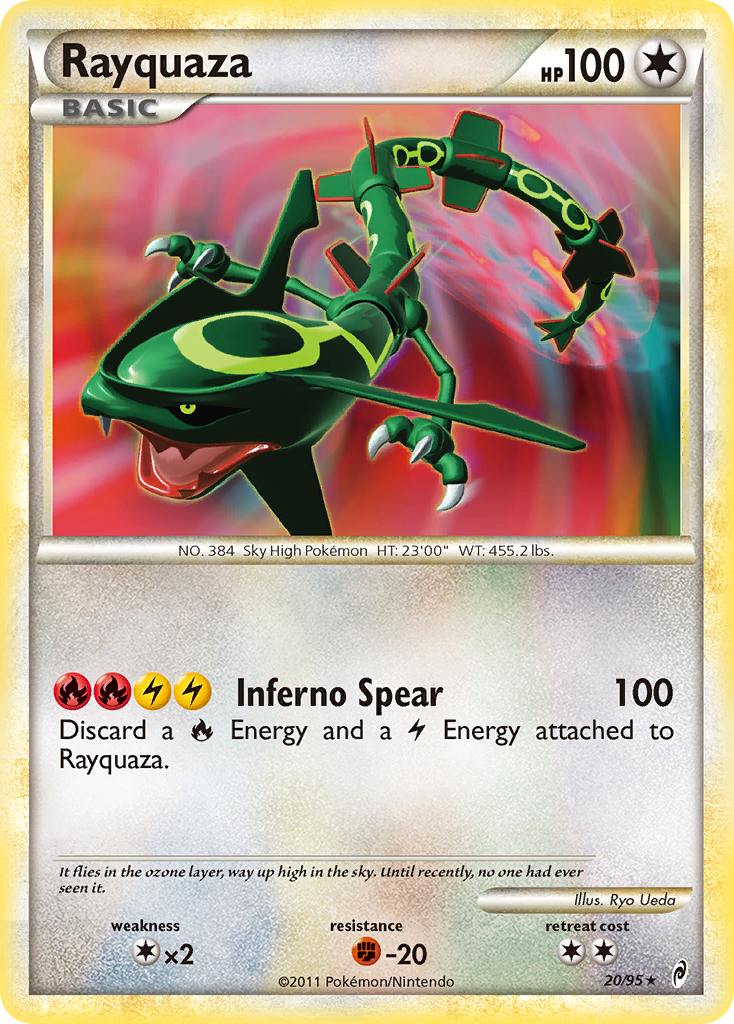 Rayquaza (20/95) - Call of Legends Pokémon Card