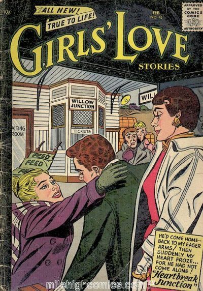 Girls' Love Stories #45 Comic