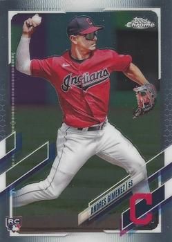 Andres Gimenez 2021 Topps Chrome Update Baseball #USC33 Sports Card