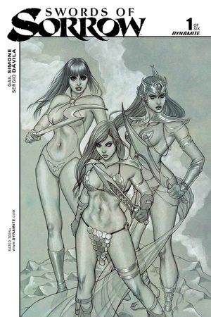 Swords Of Sorrow #1 (Rare Frison B&W Incv)