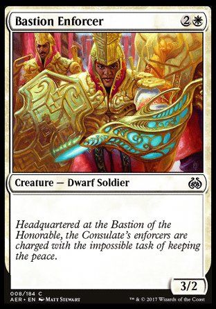 Bastion Enforcer (Aether Revolt) Trading Card