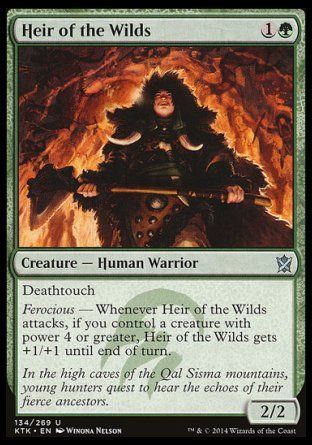 Heir of the Wilds (Khans of Tarkir) Trading Card