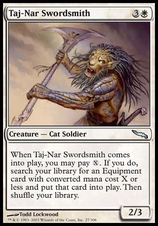 Taj-Nar Swordsmith (Mirrodin) Trading Card