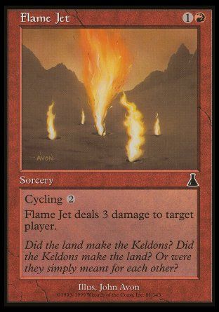 Flame Jet (Urza's Destiny) Trading Card