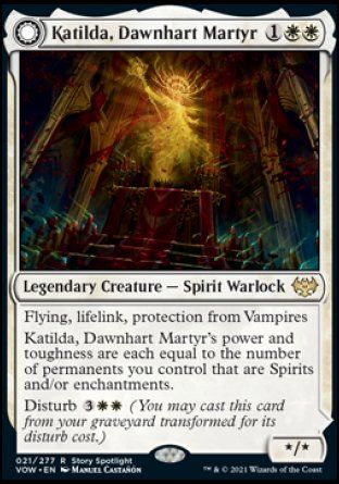 Katilda, Dawnhart Martyr (Innistrad: Crimson Vow) Trading Card