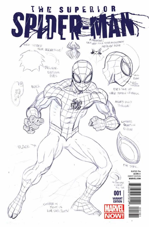 Superior Spider-Man #1 (McGuinness Sketch Cover)