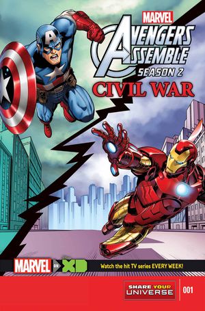Marvel Universe Avengers Assemble Civil War #1