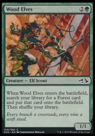 Wood Elves (Duel Decks : Anthology) Trading Card