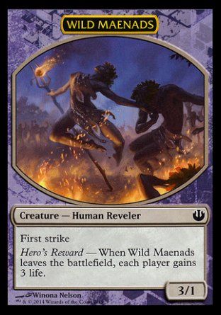 Wild Maenads (Journey into Nyx Challenge Deck : Defeat a God) Trading Card