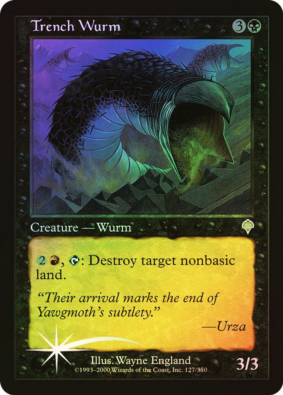 Trench Wurm (Invasion - Foil) Trading Card