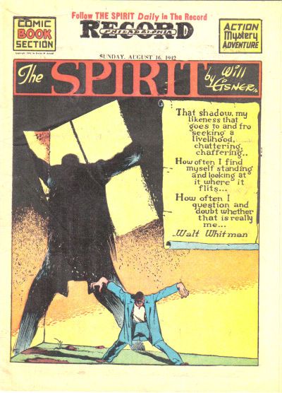 Spirit Section #8/16/1942 Comic