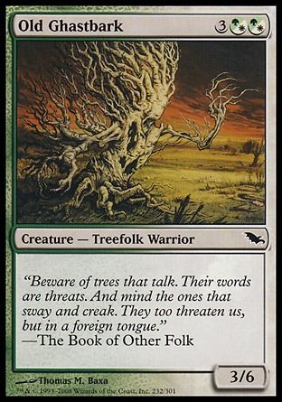 Old Ghastbark (Shadowmoor) Trading Card