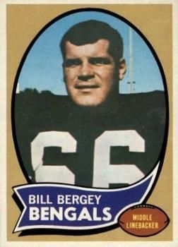 Bill Bergey 1970 Topps #168 Sports Card