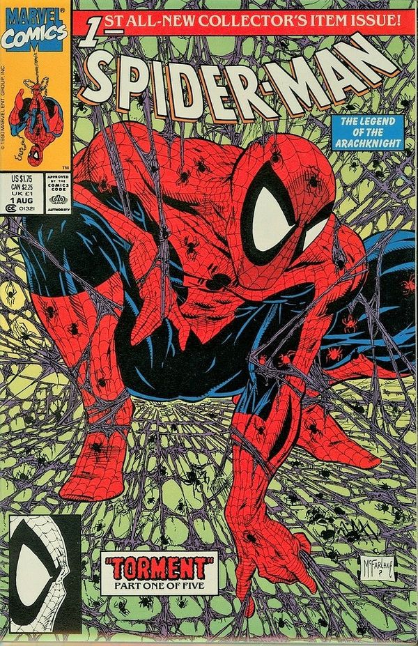 Spider-Man #1 (Poly-Bagged Purple Webs Edition)