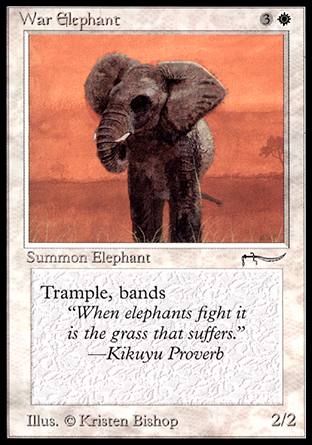 War Elephant (Arabian Nights) Trading Card