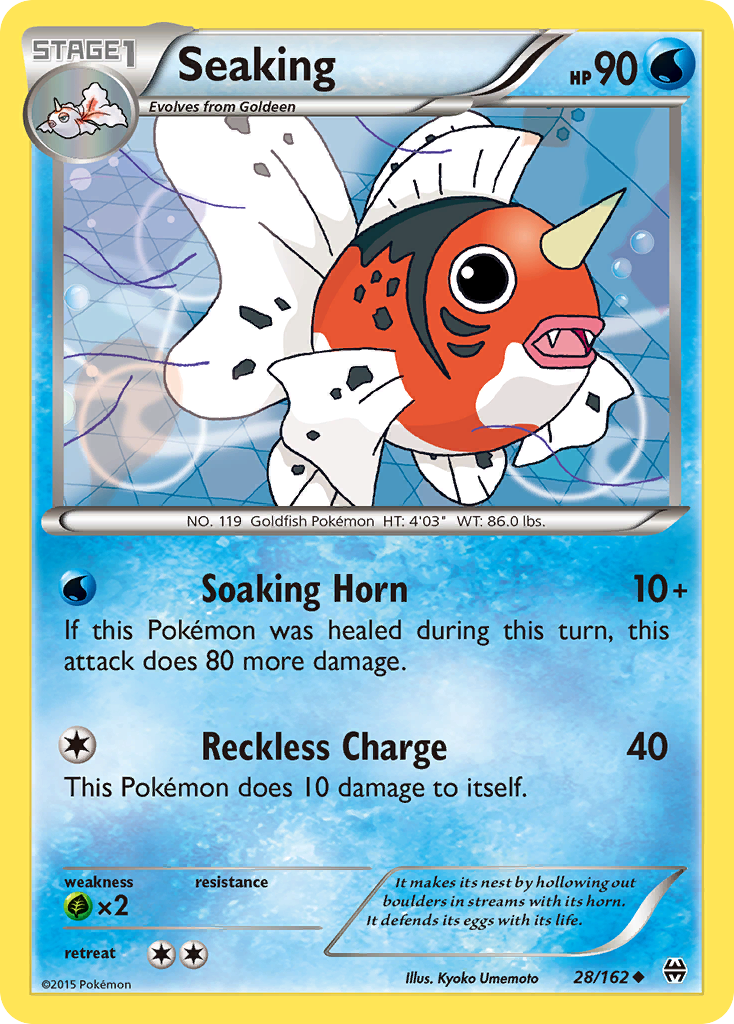 Seaking (28/162) - BREAKthrough Pokémon Card