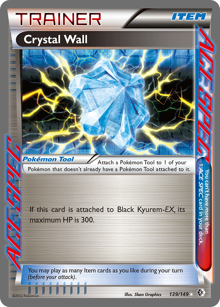 Crystal Wall (Trainer: Pokémon Tool) (139/149) - Boundaries Crossed Pokémon Card