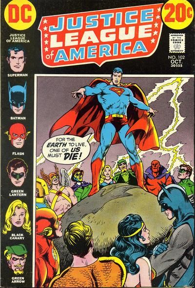 Justice League of America #102 Comic