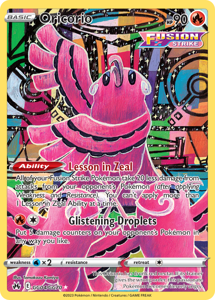 Oricorio (GG04) - Crown Zenith Galarian Gallery Pokémon Card