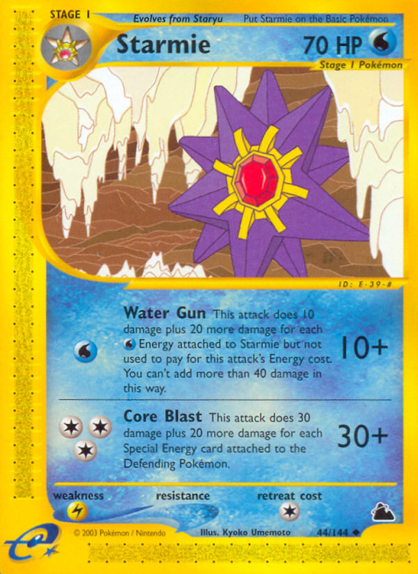 Starmie (44/144) - Skyridge Pokémon Card