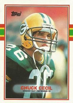 Chuck Cecil 1989 Topps #380 Sports Card