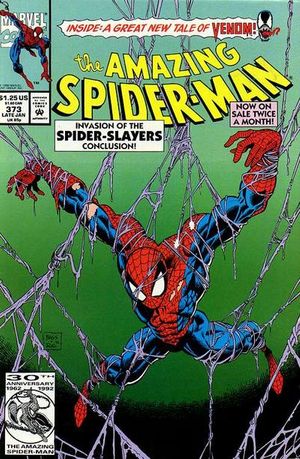 The Amazing Spider-Man #'s 371 372 373 374 376 377 Marvel Run Lot Of 6 FN The Amazing Spider-Man #'s 371 372 373 374 376 377 Marvel Run Lot Of 6 FN