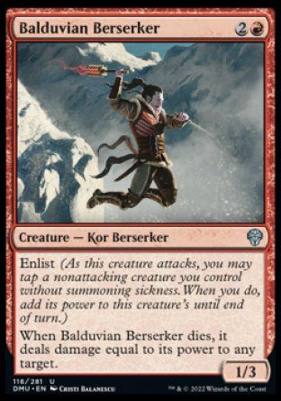 Balduvian Berserker (Dominaria United) Trading Card