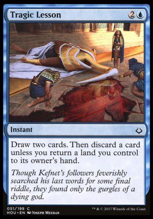 Tragic Lesson (Hour of Devastation) Trading Card