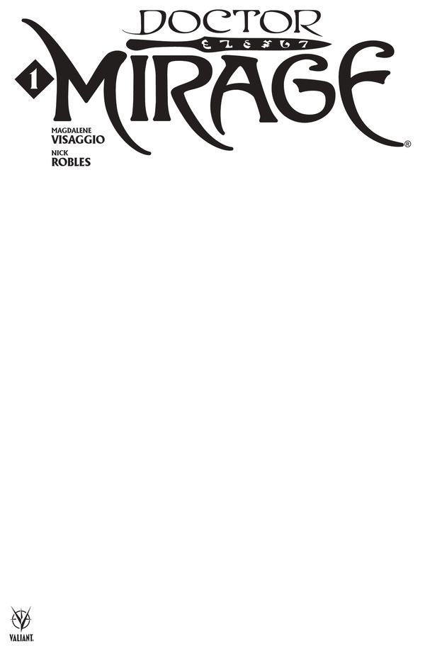 Doctor Mirage #1 (Cover E Blank)
