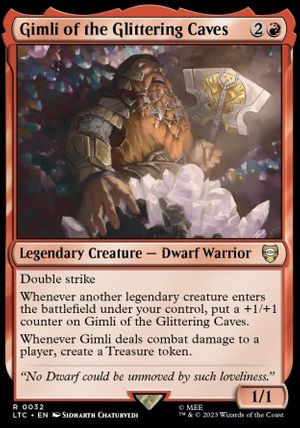 Gimli of the Glittering Caves (The Lord of the Rings Commander Decks)