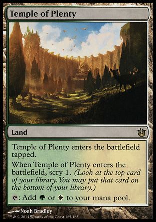 Temple of Plenty (Born of the Gods) Trading Card