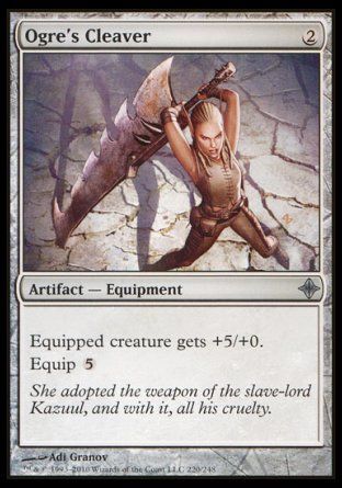 Ogre's Cleaver (Rise of the Eldrazi) Trading Card