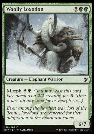 Woolly Loxodon (Khans of Tarkir) Trading Card