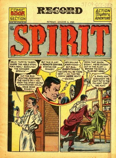 Spirit Section #8/5/1945 Comic