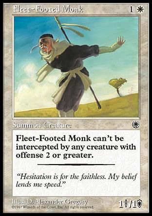 Fleet-Footed Monk (Portal) Trading Card