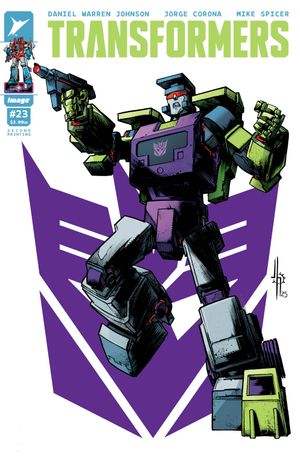 Transformers #23 (2nd Ptg Cvr A Jason Howard Decepticon)