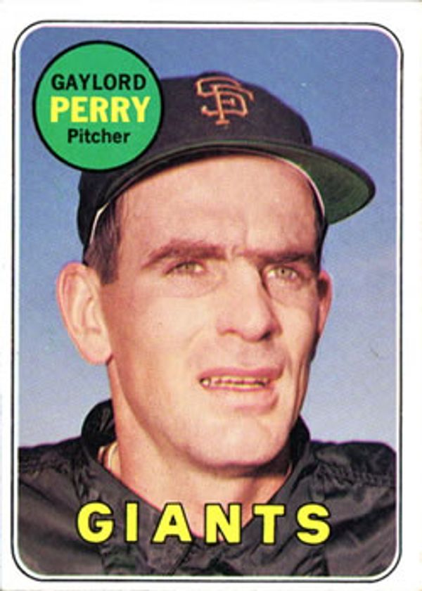 Gaylord Perry 1969 Topps #485 (Last Name in Yellow)