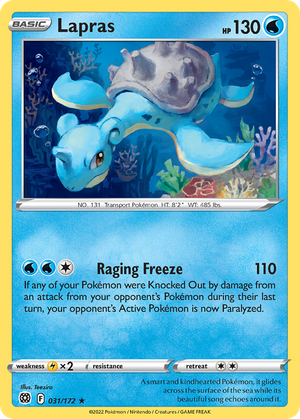 Lapras (31/172) - Brilliant Stars