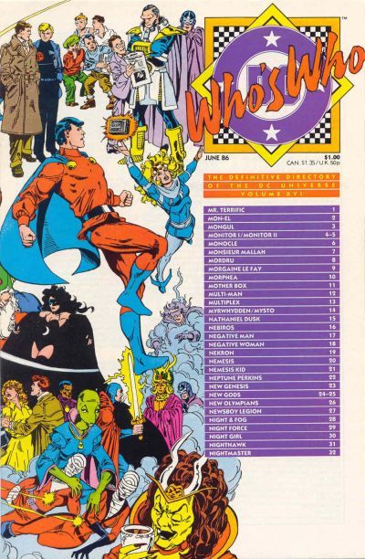 Who's Who: The Definitive Directory of the DC Universe #16 Comic