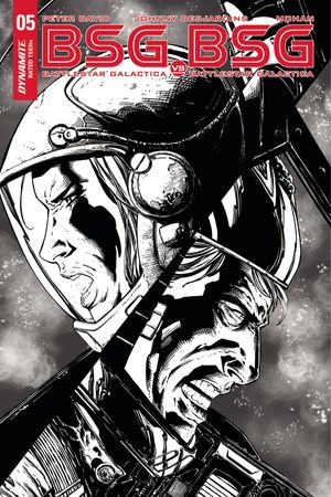 Bsg Vs Bsg #5 (Cover F 20 Copy Desjardins B&w)