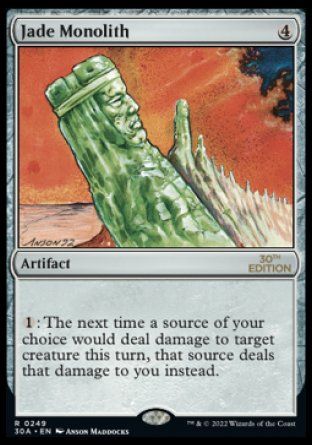 Jade Monolith (Magic 30th Anniversary Edition) Trading Card