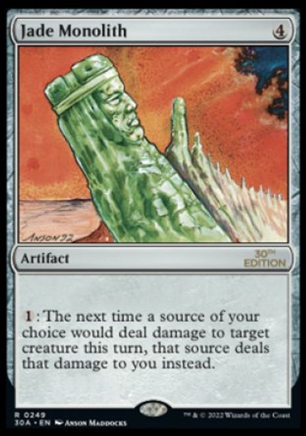 Jade Monolith (Magic 30th Anniversary Edition)