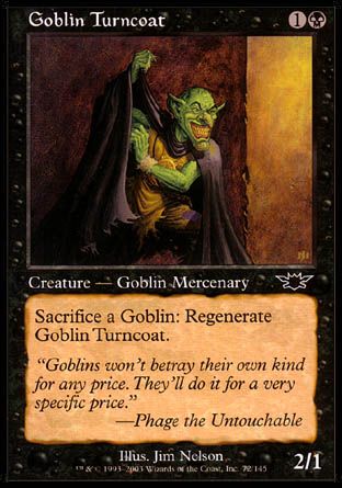 Goblin Turncoat (Legions) Trading Card