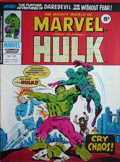 Mighty World of Marvel, The #185 Comic