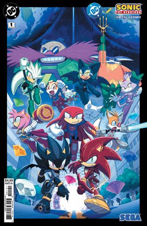 DC X Sonic The Hedgehog The Metal Legion #1 (Cvr D Min Ho Kim Card Stock Variant)