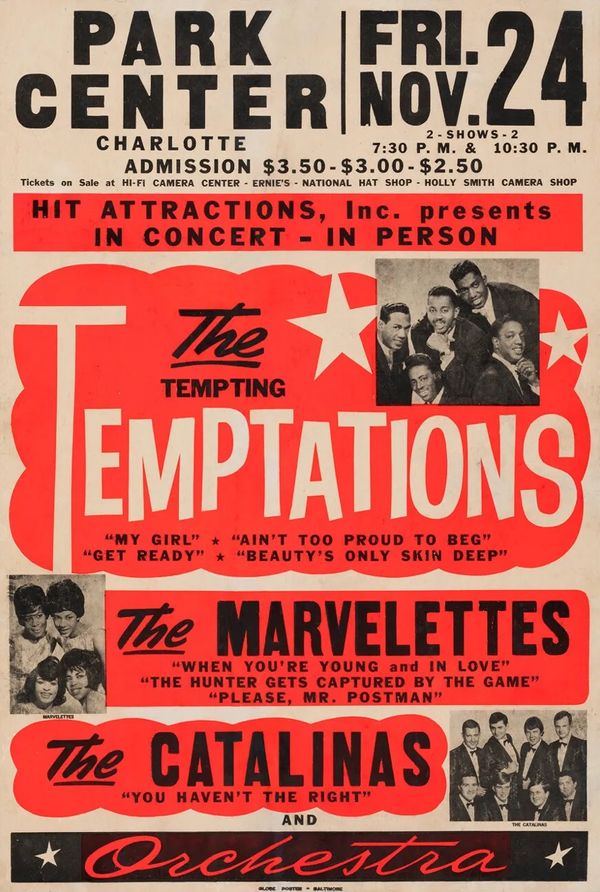 The Temptations Park Center 1968