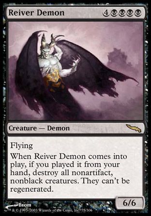 Reiver Demon (Mirrodin) Trading Card