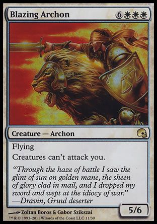 Blazing Archon (Premium Deck Series: Graveborn) Trading Card