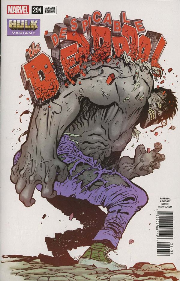 Despicable Deadpool #294 (Hulk Variant Leg)